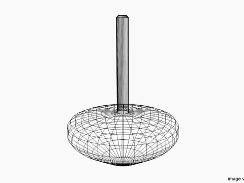 Toy - Spinning Top 3D Model