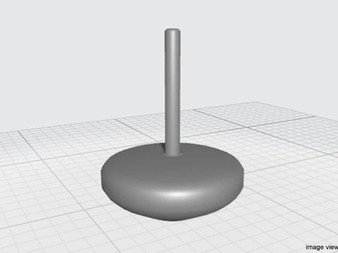 Toy - Spinning Top 3D Model