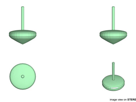 Toy - Spinning Top 3D Model