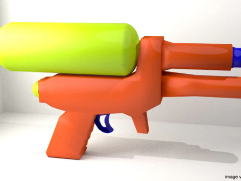 खिलौना - वॉटरगन 3D मॉडल
