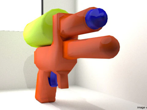 Toy - Watergun 3D Model