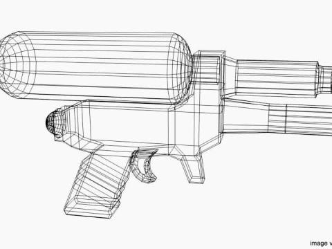 Toy - Watergun 3D Model