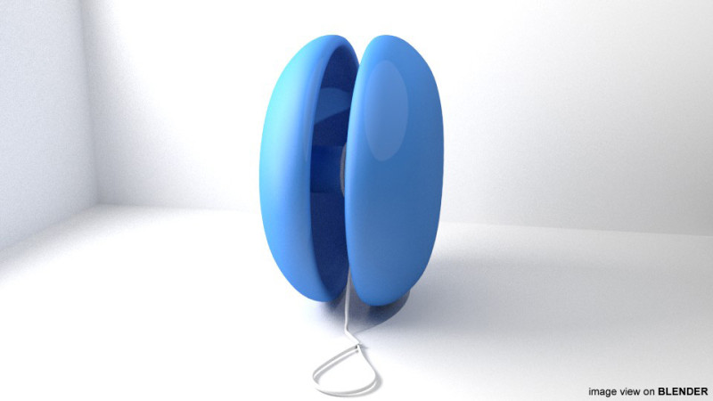 Toy - Yoyo 3D Model .c4d .max .obj .3ds .fbx .stl .blend 