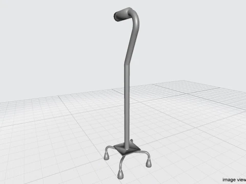 Walking Aids - Crane 3D Model