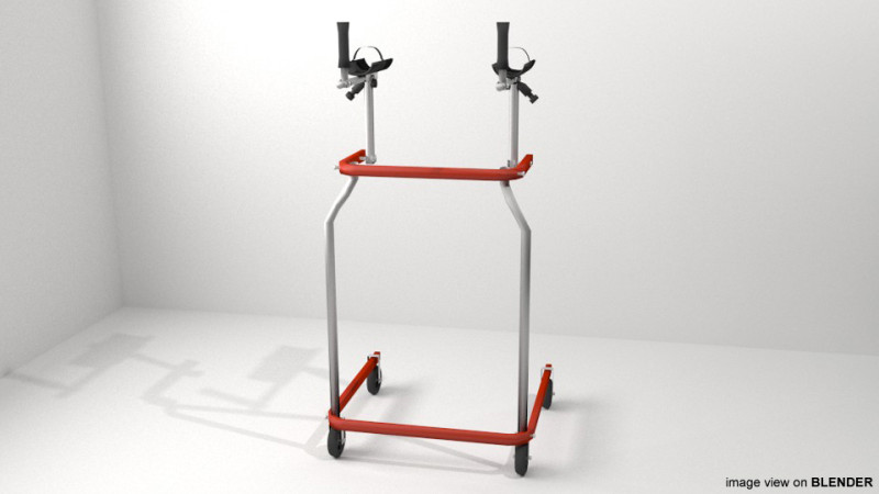 Walking Aids - Gait Trainers Model 3D .c4d .max .obj .3ds .fbx .stl .blend 