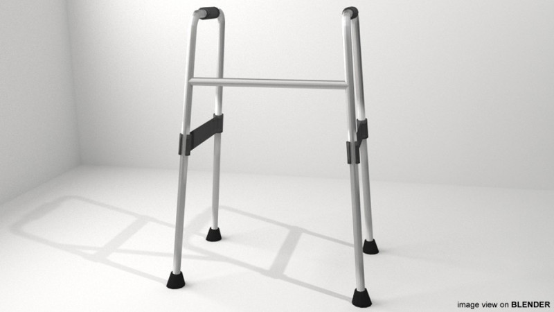 Walking Aids - Walker Modello 3D .c4d .max .obj .3ds .fbx .stl .blend 