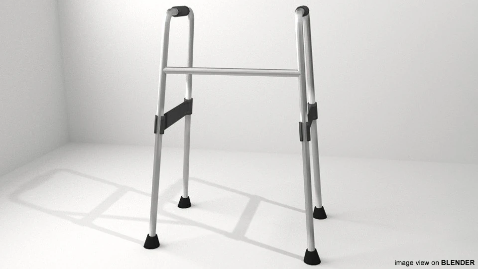 Ausili per la deambulazione - Deambulatore Modello 3D .c4d .max .obj .3ds .fbx .stl .blend 