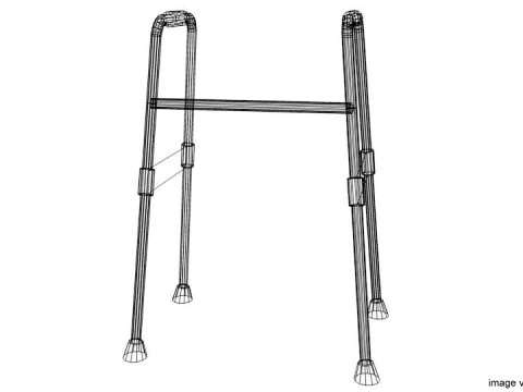 Ausili per la deambulazione - Deambulatore Modello 3D