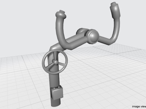 Steering - Aircraft Model 3D