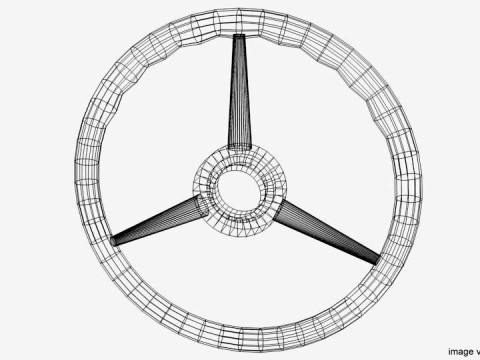 Steering - Classic Type 3D 模型