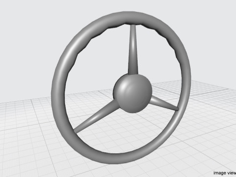 Steering - Classic Type 3D 模型