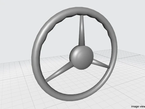 Steering - Classic Type 3D Model