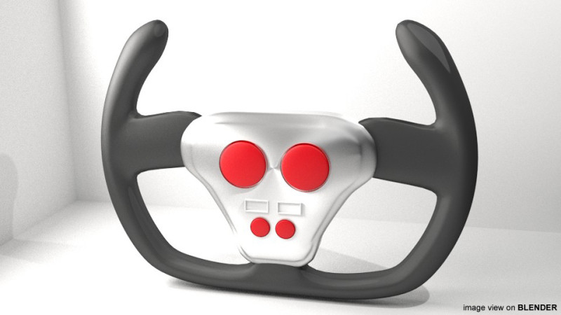 Steering - Racing Type 3D 모델 .c4d .max .obj .3ds .fbx .stl .blend 