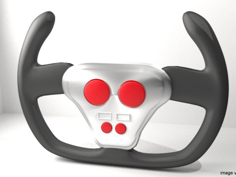Steering - Racing Type 3D Модель