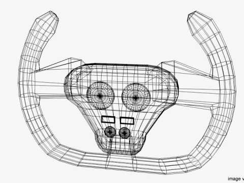 Steering - Racing Type 3D Model