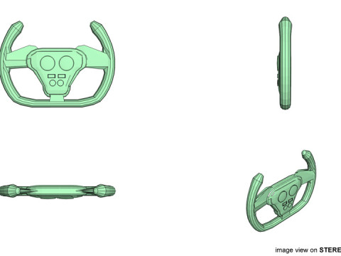 Steering - Racing Type 3D 모델