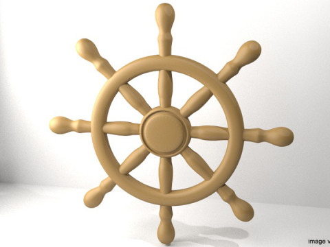 Steering - Ship Type 3Dモデル