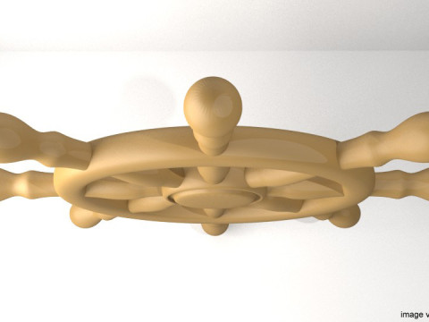 Steering - Ship Type 3D Модель