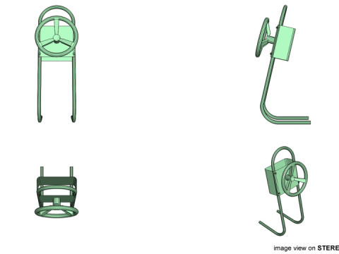 Steering - Watercraft Modelo 3D