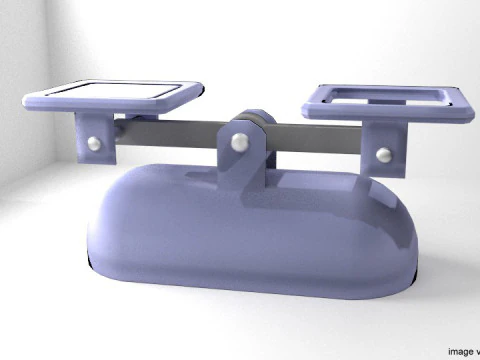 Balan&ccedil;a de Pesagem - Tipo 1 Modelo 3D