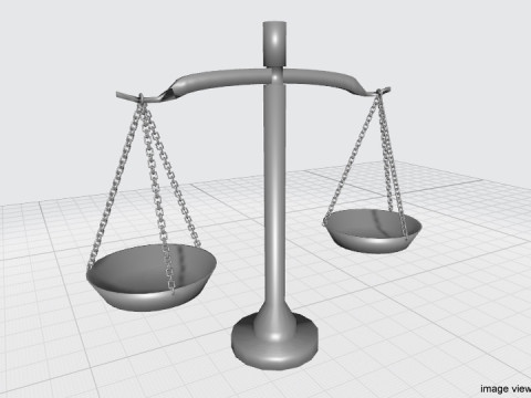 Weighing Scale - Type 2 3D Model