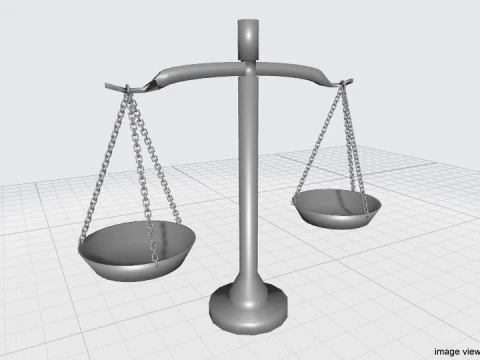 Weighing Scale - Type 2 3D Model