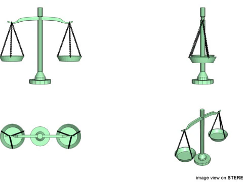 Weighing Scale - Type 2 3D Model