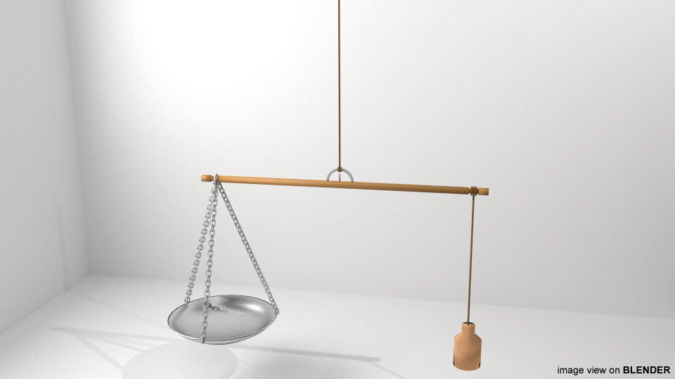 Weighing Scale - Type 3 3D Model .c4d .max .obj .3ds .fbx .stl .blend
