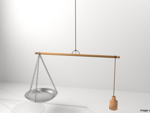 Weighing Scale - Type 3 3D-Modell
