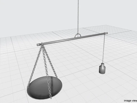 Weighing Scale - Type 3 3D Model