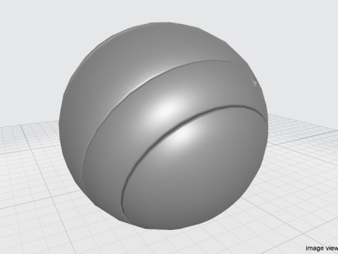 Exercise Equipment - Training Ball Model 3D