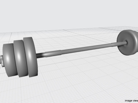Exercise Equipment - Barbell 3Dモデル