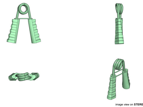 Exercise Equipment - Handgrip 3D Model