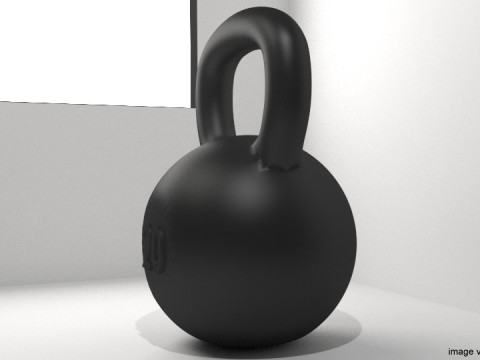 Exercise Equipment - Kettlebell 3D Model