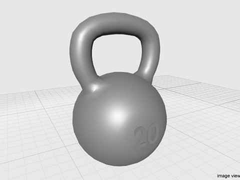 Exercise Equipment - Kettlebell 3D Model