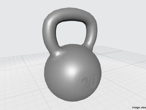 運動器具 - ケトルベル 3Dモデル