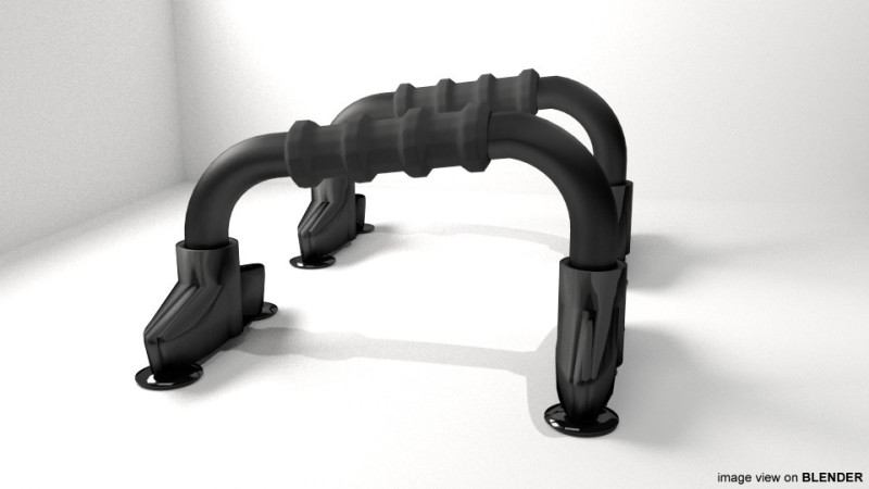 Exercise Equipment - Push-up Handle Modèle 3D .c4d .max .obj .3ds .fbx .stl .blend 