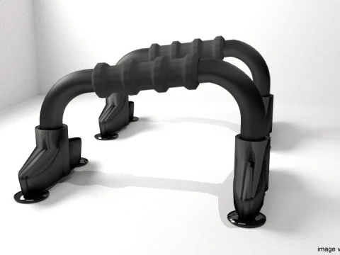 Exercise Equipment - Push-up Handle 3D Model
