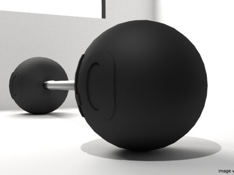 Exercise Equipment - Sphere Barbell 3D Модель