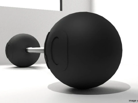 Exercise Equipment - Sphere Barbell 3D Model