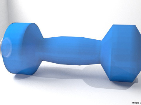 Exercise Equipment - Water Dumb-bell 3D Модель