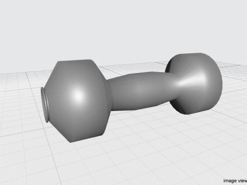Exercise Equipment - Water Dumb-bell 3D Model