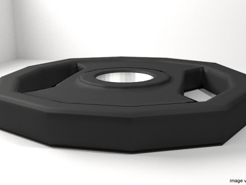Exercise Equipment - Weight Plate 3D Model