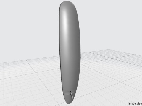 Surfboard - Type 1 3D Модель