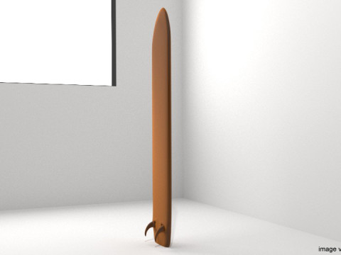 Surfboard - Type 3 3D Modell