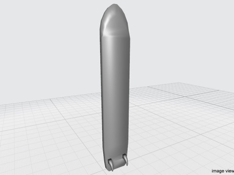Surfboard - Type 3 3D Modell