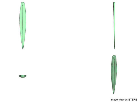 Surfboard - Type 4 3D Model