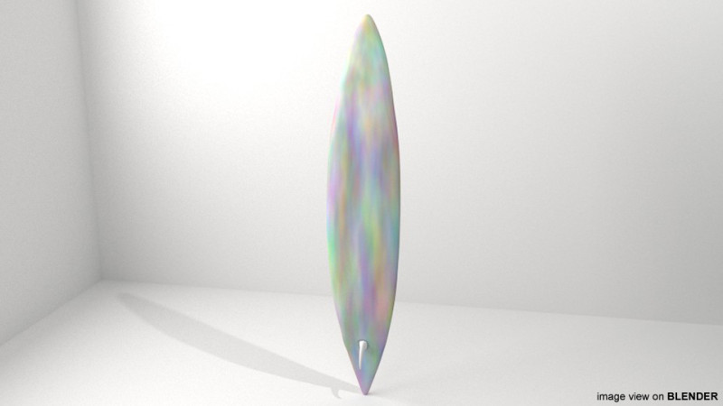 Surfboard - Type 5 3D 모델 .c4d .max .obj .3ds .fbx .stl .blend 