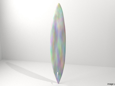 Surfboard - Type 5 3D Model