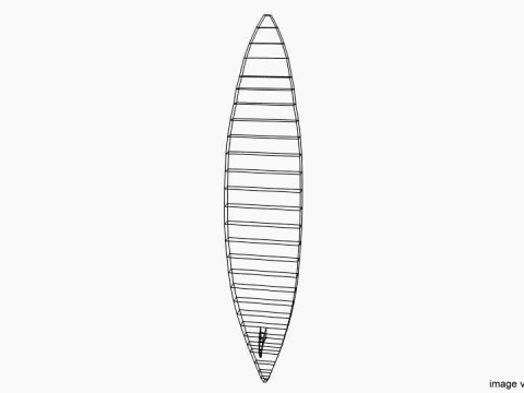 Surfboard - Type 5 3D 모델